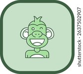 Wink Line vector Icon Design