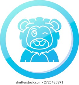 Design de ícone de vetor de linha piscada