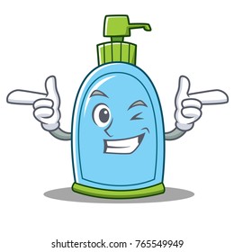 Wink liquid soap character cartoon