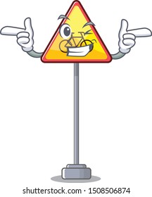 Wink no cycling character shaped a mascot