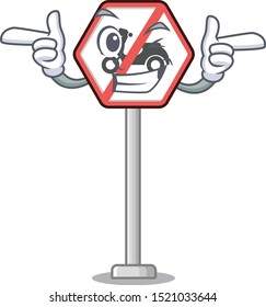 Wink no motorcycles character in the shape