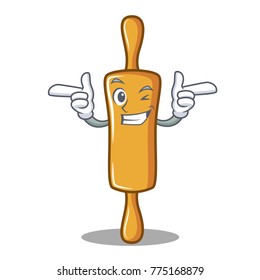 Wink rolling pin character cartoon