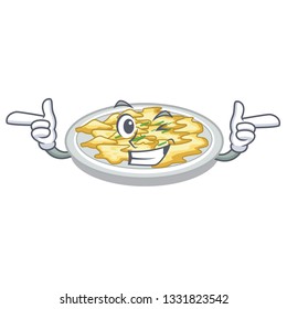Wink scrambled egg in the character pan
