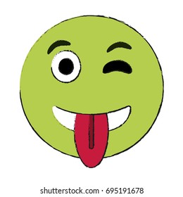 wink smile tongue out emoji icon image 