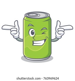 Wink soft drink character cartoon