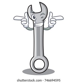 Wink spanner character cartoon style