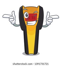 Wink stud finder in the cartoon shape