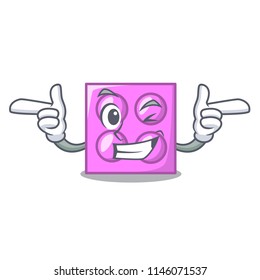 Wink toy brick character cartoon