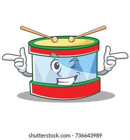 Wink toy drum character cartoon