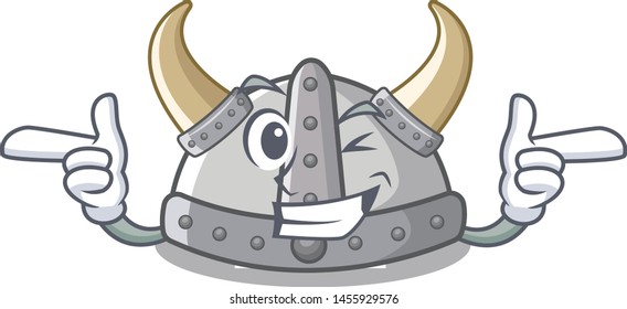 Wink viking helmet in the cartoon shape