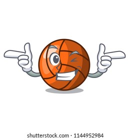 Wink volleyball character cartoon style