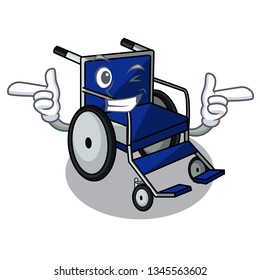 Wink wheelchair in the a character shape