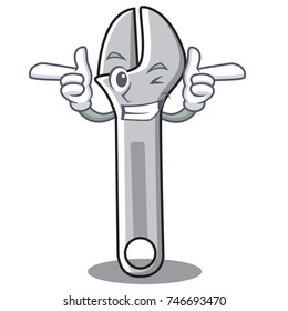 Wink wrench character cartoon style