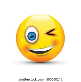 winking emoji