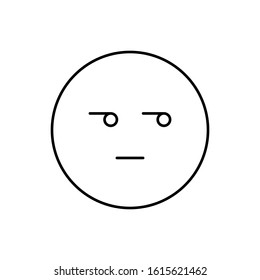 Winking, emotions icon. Simple line, outline vector expression of mood icons for ui and ux, website or mobile application