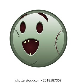 Winking face Large size of zombie halloween emoji