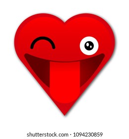 Winking Heart With Tongue Emoji