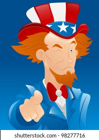 Winking Uncle Sam