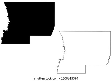 Winn County, Louisiana (U.S. County, United States Of America, USA, U.S., US) Map Vector Illustration, Scribble Sketch Winn Parish Map