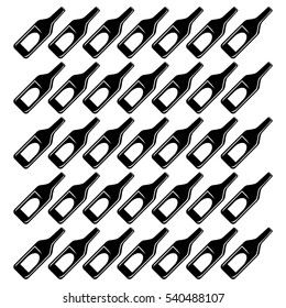 Winne bottle beverage icon vector illustration graphic design