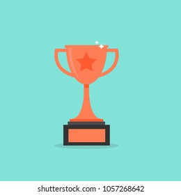 Winner Award Cup Vector.