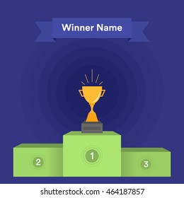 Winner award illustration