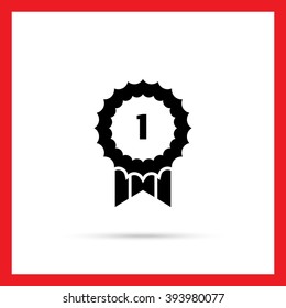 Winner award ribbon