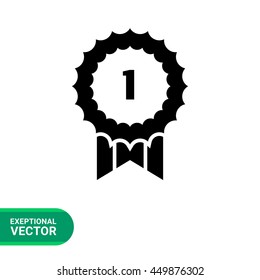 Winner award ribbon