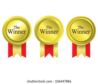 Winner Awards as medals