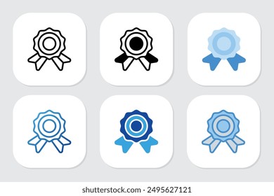 winner badge icons with various design styles
