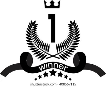 winner badge on their laurels