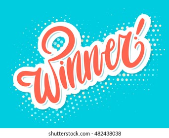 Winner banner.
