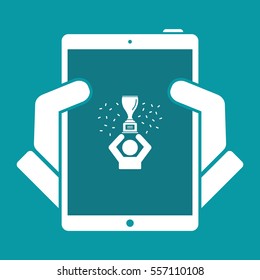 Winner celebration - Vector web icon