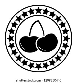 
Winner Cherry icon. Vector illustration. 