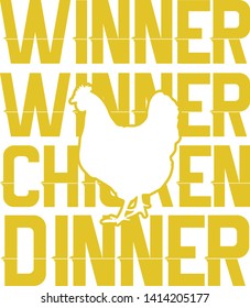 winner winner chicken dinner design pubg