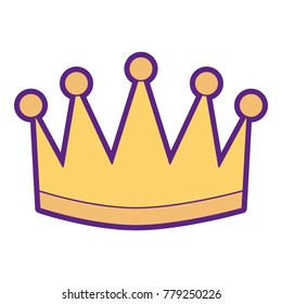 winner crown isolated icon