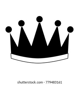 winner crown isolated icon