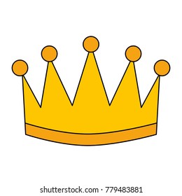 winner crown isolated icon