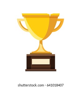  winner cup flat icon