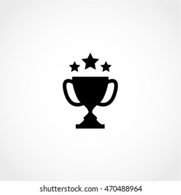winner cup Icon Isolated on White Background