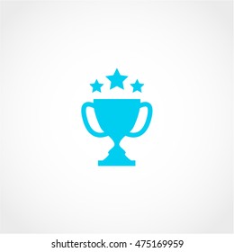 winner cup Icon Isolated on White Background