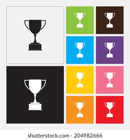 Winner cup icon - Vector