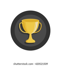 Winner Cup Illustration - Flat Icon