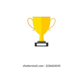 Copa del Ganador, icono del premio. Ilustración vectorial.