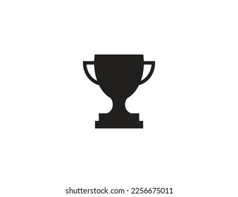 Winner cup, prize icon. Vector illustration.
