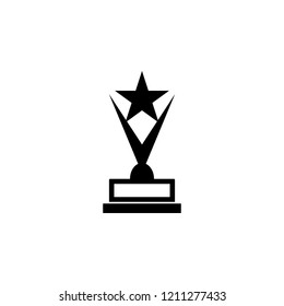 Winner cup star icon. Element of winner award. Premium quality graphic design icon. Signs and symbols collection icon for websites, web design, mobile app on white background