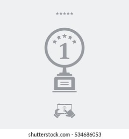 Winner cup - Vector web icon