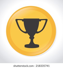 Winner design over white background, vector illustration