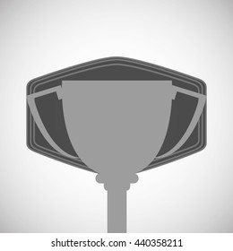 Winner design. Success icon. Flat illustration, vector graphic