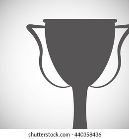 Winner design. Success icon. Flat illustration, vector graphic